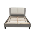 Cal King Bed In White & Grey California King White Gray Leather