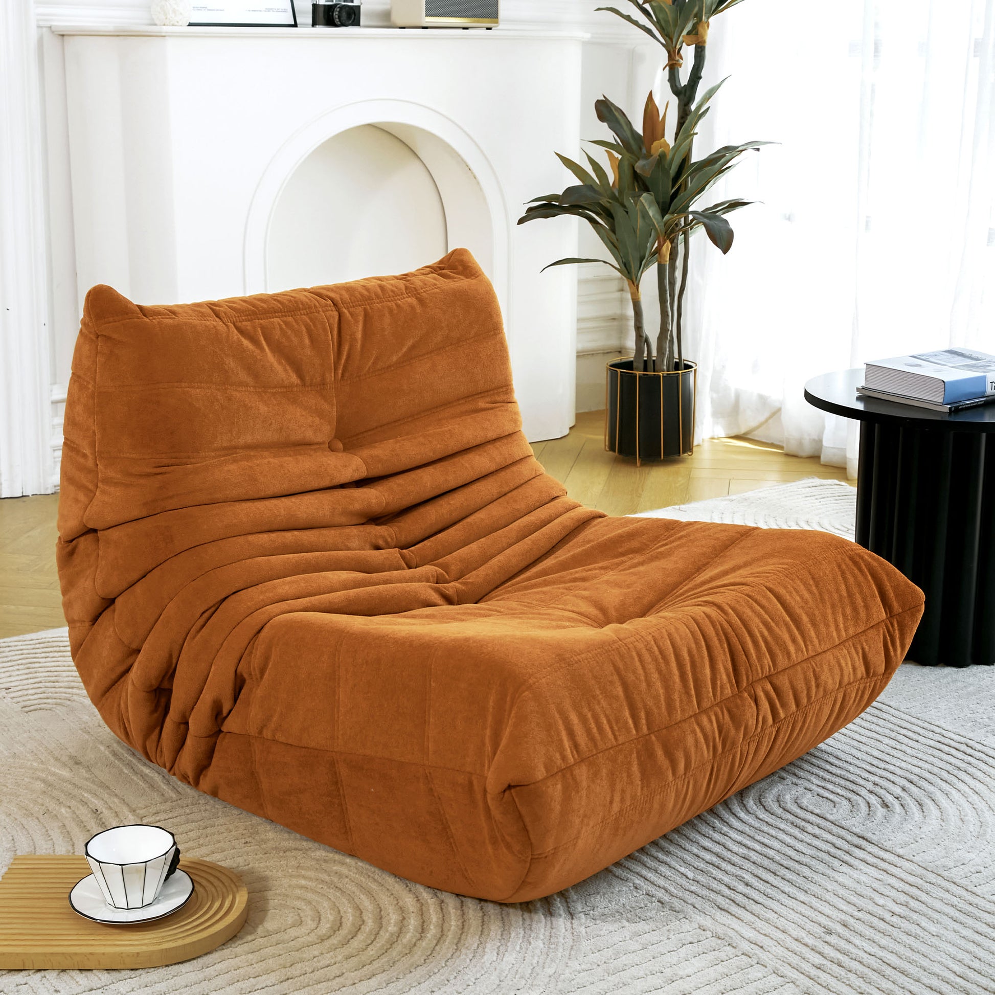 Floor Sofa Bean Bag Chair For Adults Fireside Bean Bag Lounger Memory