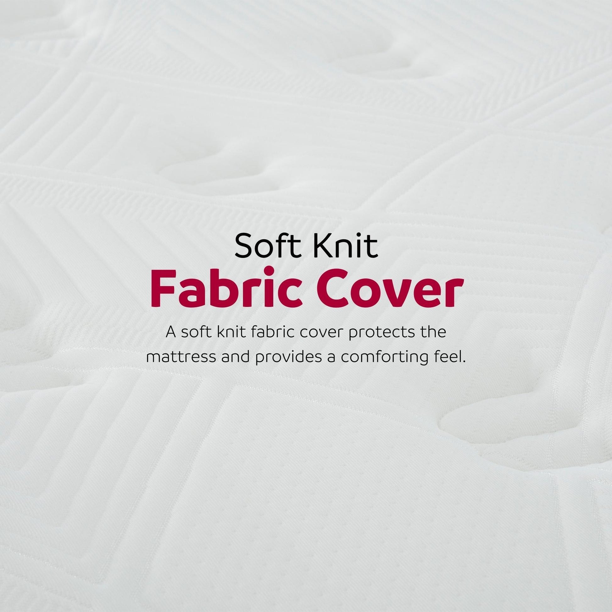 Premium 9 In. Medium Pocket Bed In A Box Spring Mattress King Size, White White Bedroom Contemporary Foam Polyester King