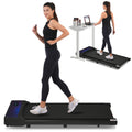 Release 8.10 Walking Pad Under Desk Treadmill For Home Office 2.5Hp Walking Treadmill 0.6 4Mph 300Lbs Capacity Treadmill For Walking Running Remote Control Batterys Black Metal