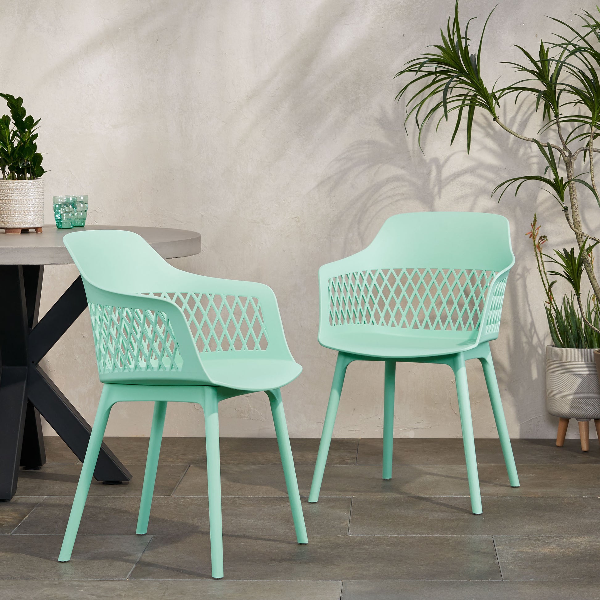 Azalea Chair Mint Polypropylene