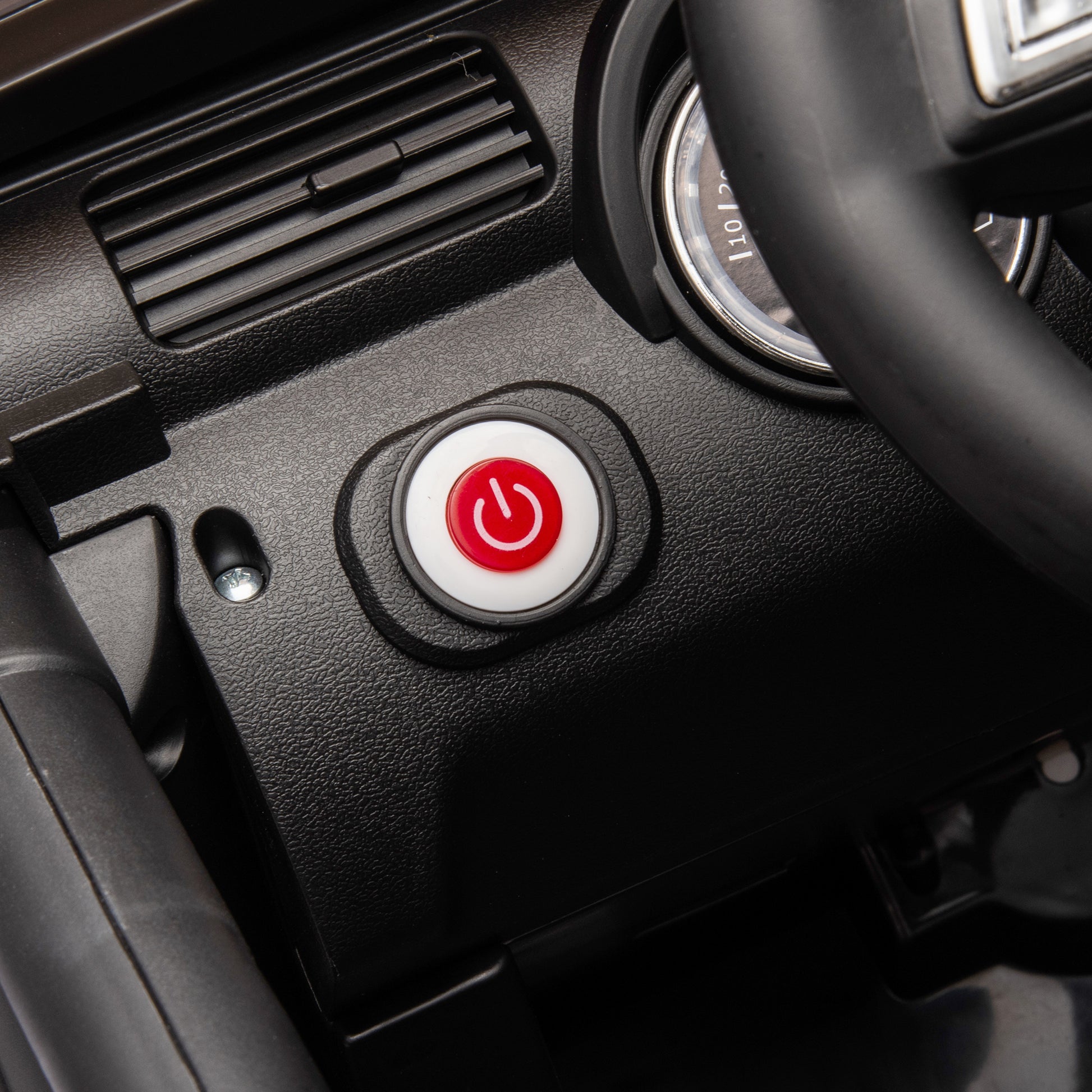 24V Two Seater Kids Ride On Truck Car W Parents Control,200W*2,Seat Width 20.28In,Four Wheel Suspension,Led Lights,Music,Mp3,Bluetooth,Two Independent Seat Belts,Suitable For Off Road For Kids Aged 3 Black 100 149 Lbs Polypropylene