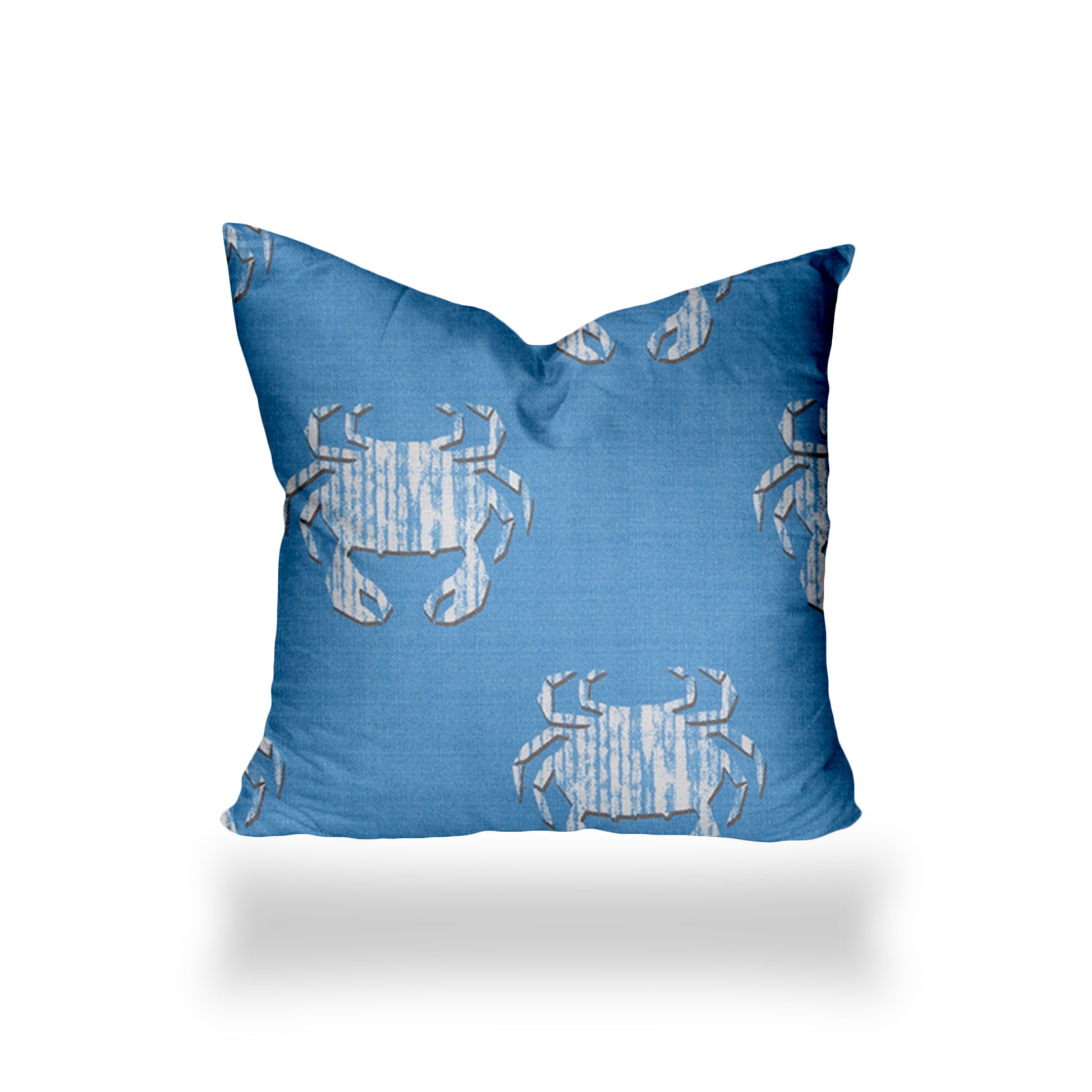 CRABBY Indoor Outdoor Soft Royal Pillow, Zipper Cover multicolor-polyester