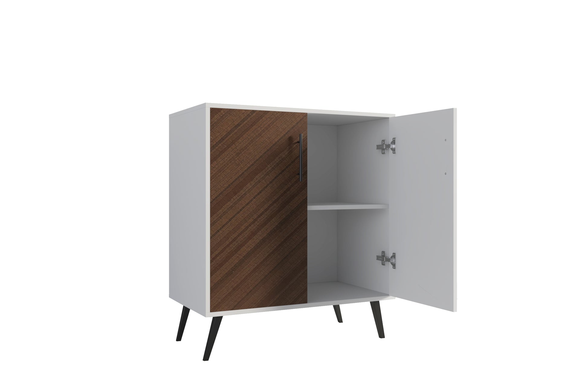 Dfw Storage Cabinet With Doors And Shelves Kitchen Free Standing Buffet Cabinet With Storage, Sideboard Cabinet With Adjustable Shelves, Wood Accent Cabinet For Living Room Bathroom Entryway Office