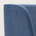 Bodhi Upholstered Toddler Bed In Dusk Blue Blue Polyester