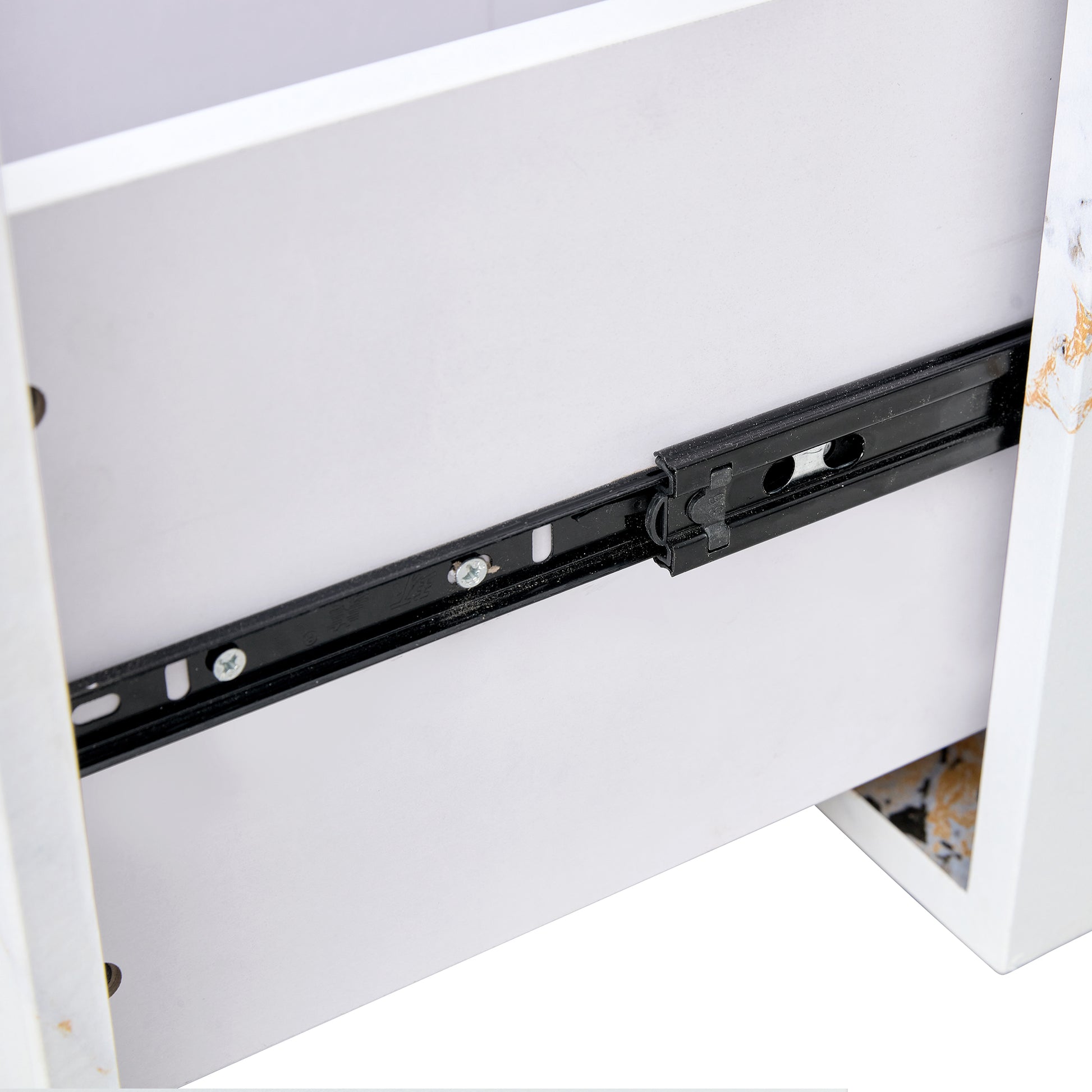 Compact Mdf Coffee Table: 11.81X11.81X19.69 Inches, Stylish Texture Design White Mdf