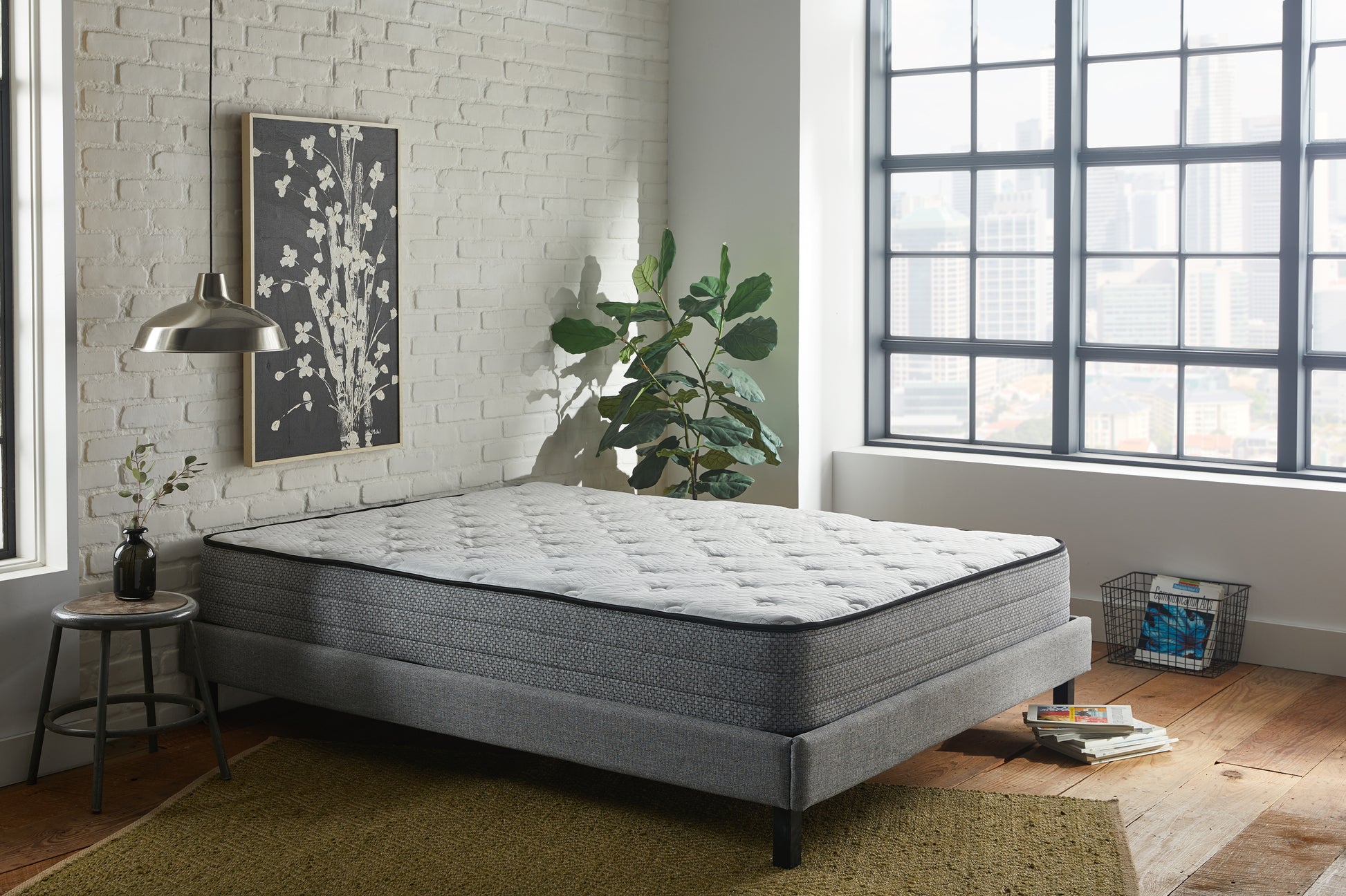 10" Twin Xl Mattress With Gel Memory Foam 884 Pocketed Coil White Gray Memory Foam And Polyurethane Foam Fabric Twin Xl