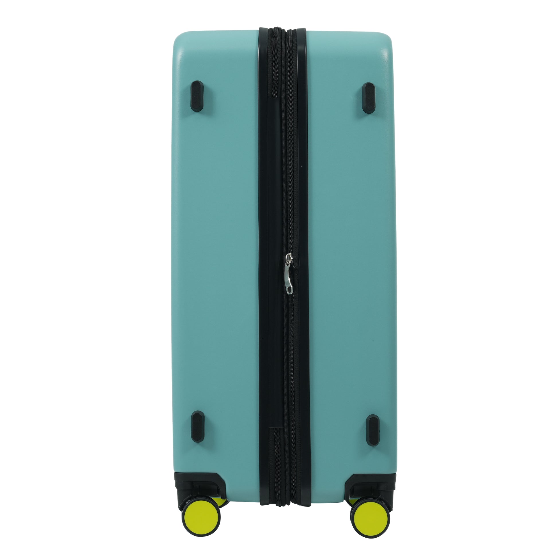Hardshell Luggage Sets 3 Pcs Contrast Color Suitcase With Spinner Wheels And Tsa Lock 20" 24" 28" Available Teal Blue Abs