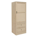 Hall Tree, Storage Cabinet, Suitable For Living Room, Entryway, Bedroom Natural Mdf