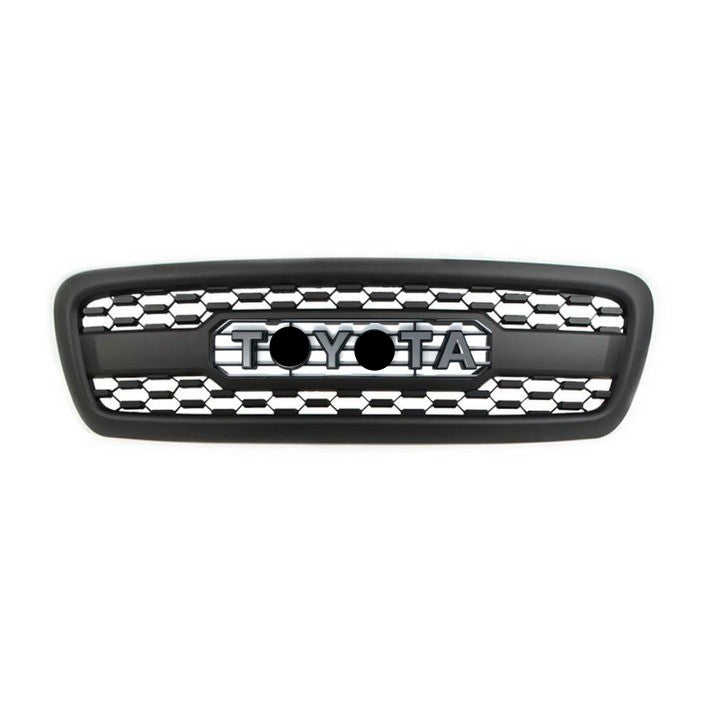 Trd Pro Aftermarket Front Grill For 1St Gen 2001 2002 2003 2004 Toyota Sequoia W E Letters Matte Black Matt Black Abs Abs