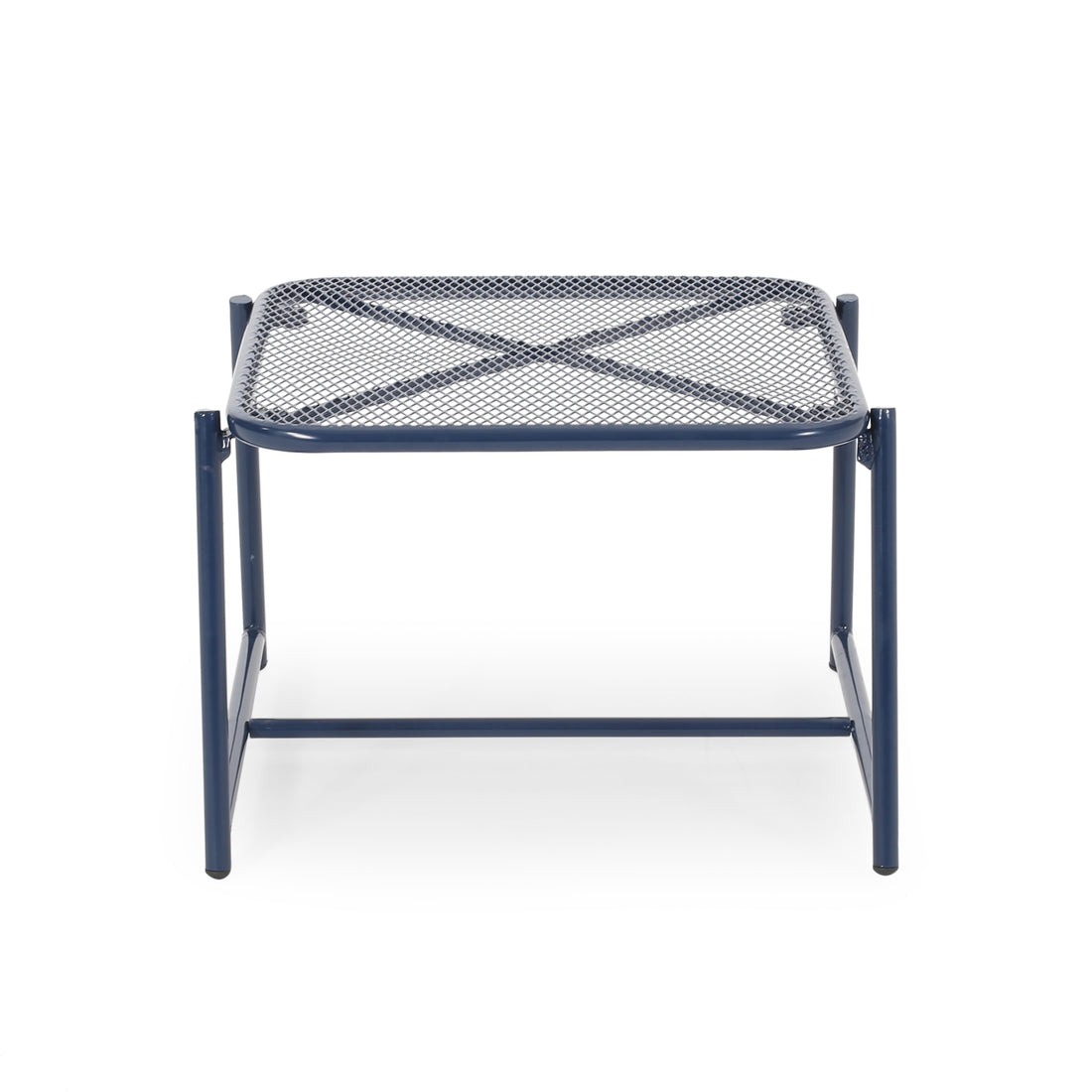 Kincaid 13"H Side Table Navy Iron