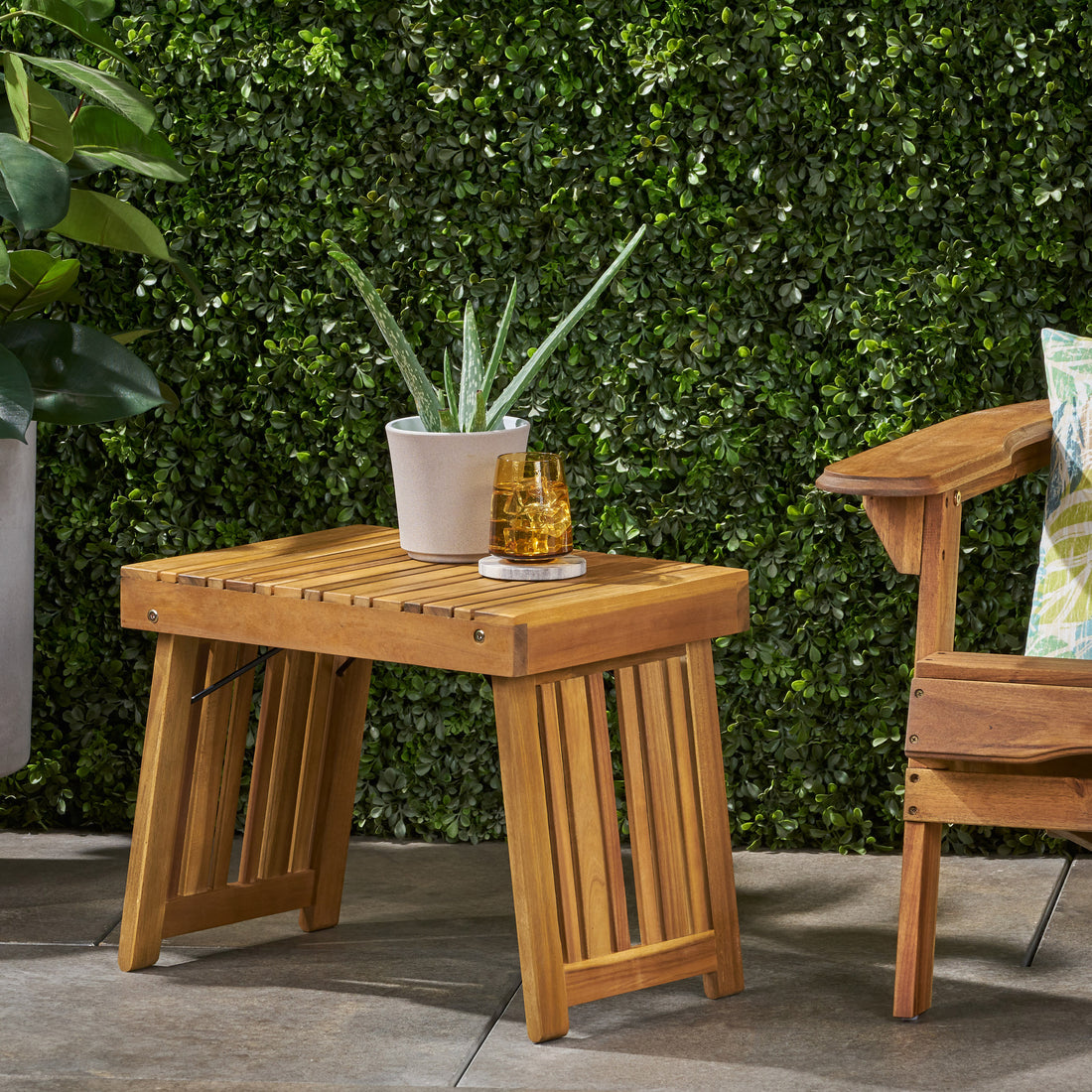 Kyoto Side Table Teak Wood