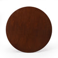 Round Coffee Table With X Cross Base Walnut Primary Living Space Chinese,Classic,Contemporary Coffee & End Tables Round Solid Wood Mdf