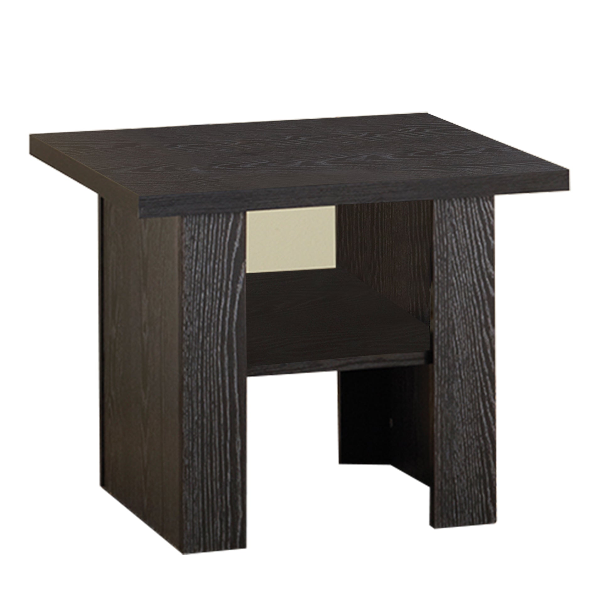 Bewildering Rich Black 3 Piece Occasional Table Set Black Particle Board