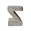 Side Table Light Gray Concrete