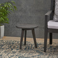 Marina Side Table Dark Grey Acacia Wood