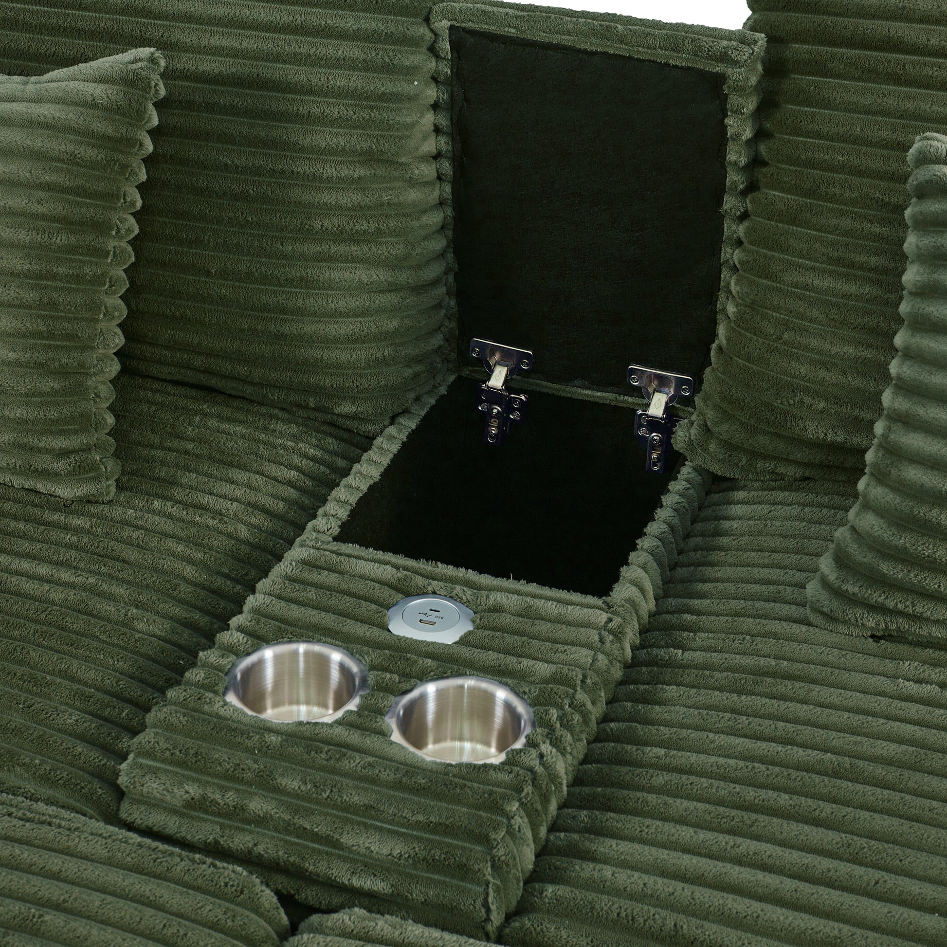 Seat Green Green Plywood 2 Seat