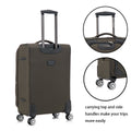 3 Piece Lightweight And Stylish Travel Suitcase 20 Inches, 26 Inches, 30 Inches. Durable And Easy To Carry Design, Ergonomic Interior For Both Men And Women. Sage Green Fabric