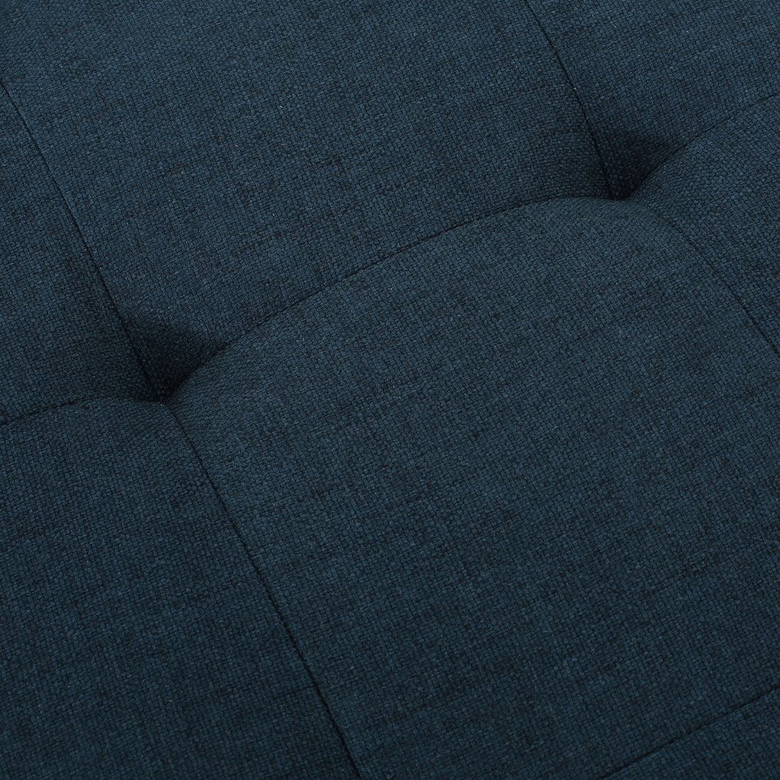 Guernsey Ottoman Navy Blue Fabric