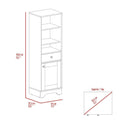 St. Clair Linen Cabinet, Two Interior Shelves,