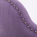 Queen&Full Sized Headboard Queen Light Purple Fabric