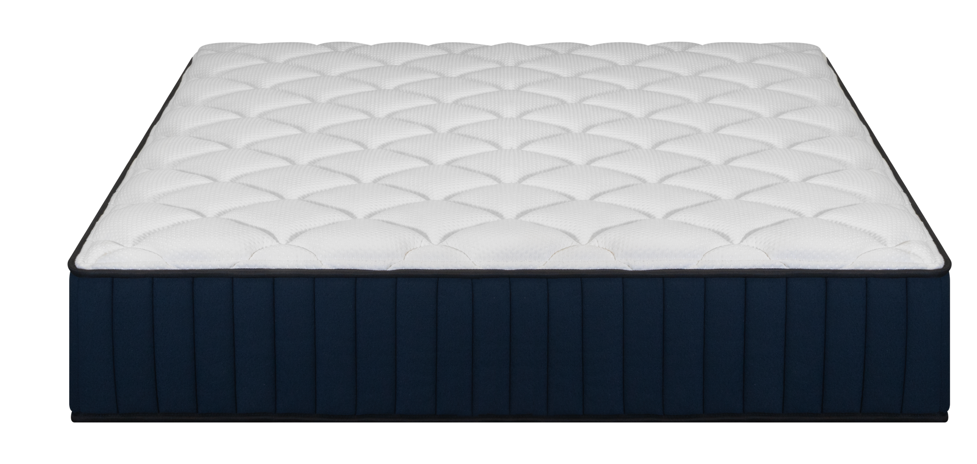 Twin Xl Size Serenity 12" Medium Tight Top Cooling Gel Memory Edge Support Pocket Spring Premium Hybrid Mattress White Black Blue Polyester Foam Spring Twin Xl
