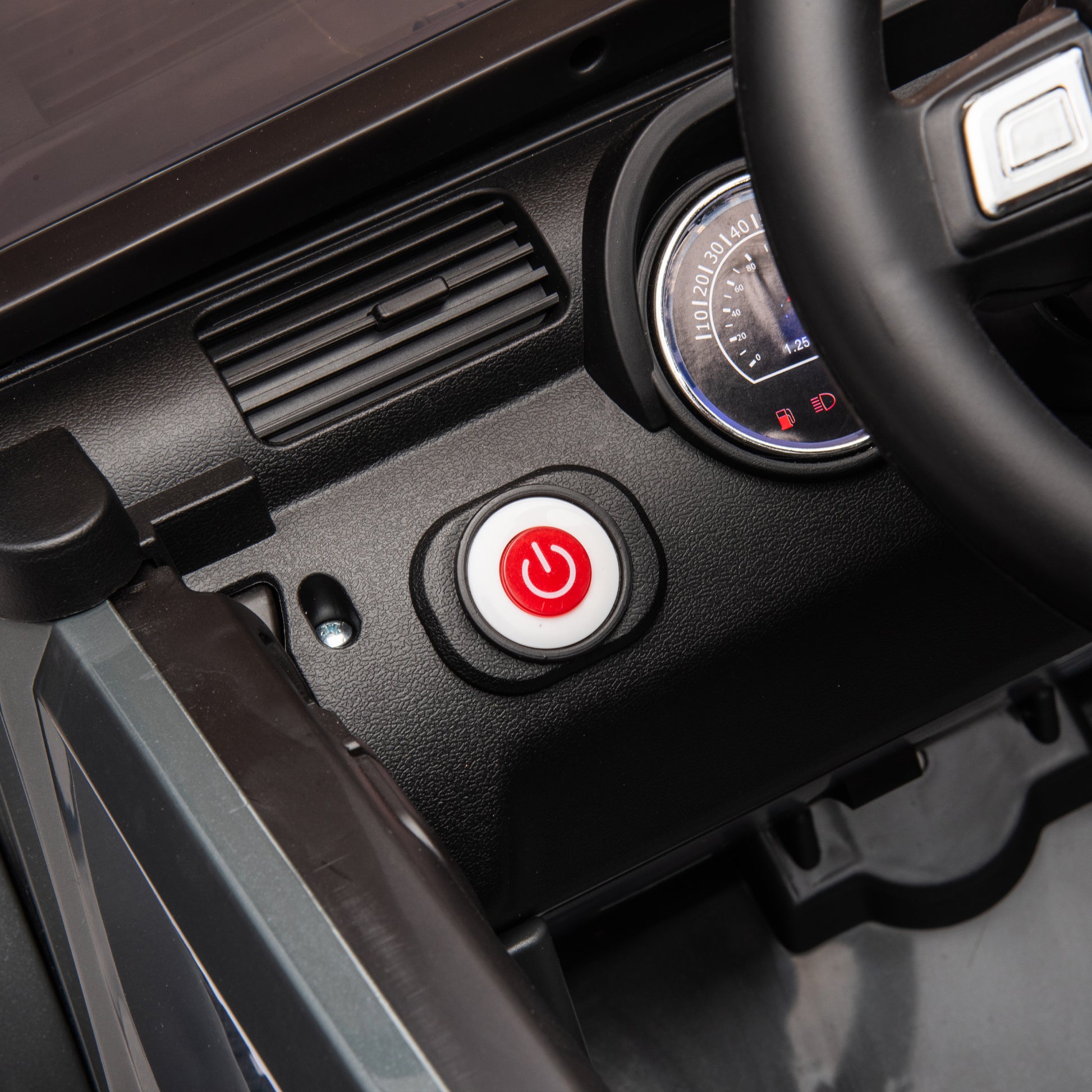 24V Two Seater Kids Ride On Car W Parents Remote Control, Licensed Toyota Lc250,4Wd,220W Motors,With Shovel,Three Point Seat Belt,Slow Start,Speed Adjustment,Bluetooth,Music For Kids Aged 3 . Gray 100 149 Lbs Polypropylene