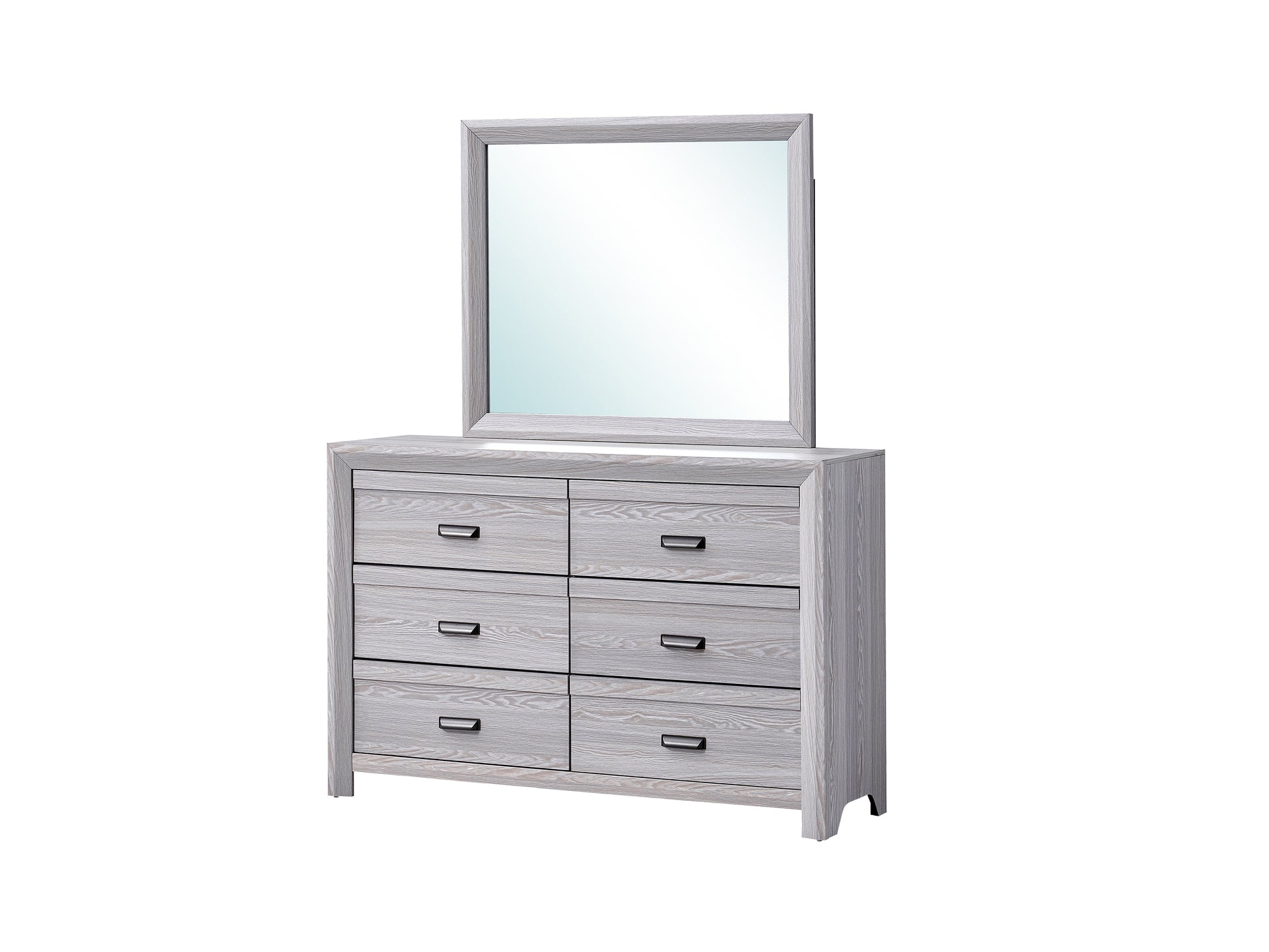 1PC Contemporary Six Drawers Dresser Gray Driftwood Finish Rustic Finish Bedroom Wooden Furniture Gray Bedroom Contemporary,Rustic Wood 1PC Contemporary Six Drawers Dresser Gray Driftwood Finish Rustic Finish Bedroom Wooden Furniture Gray Bedroom Contemporary,Rustic Wood