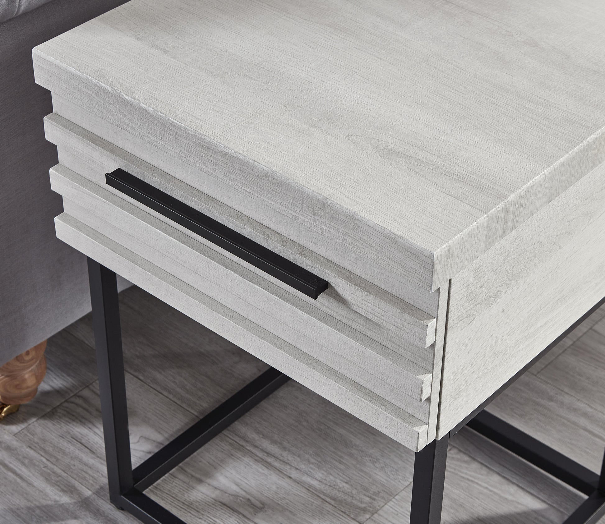 Fentina 3 Piece Upholstered Bedroom Set, Tufted Velvet Wingback Bed With Two White Nightstands Box Spring Required Queen Blue Multi Wood 3 Piece Set Bedroom Bed Included,Nightstand Included Contemporary Wood Tufted Polyester Engineered Wood