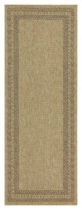 Earth Gc Ntl1007 Jute Mocha 2 Ft. 7 In. X 7 Ft. 3 In. Indoor Outdoor Area Rug Natural & Light Brown Polyester Polypropylene
