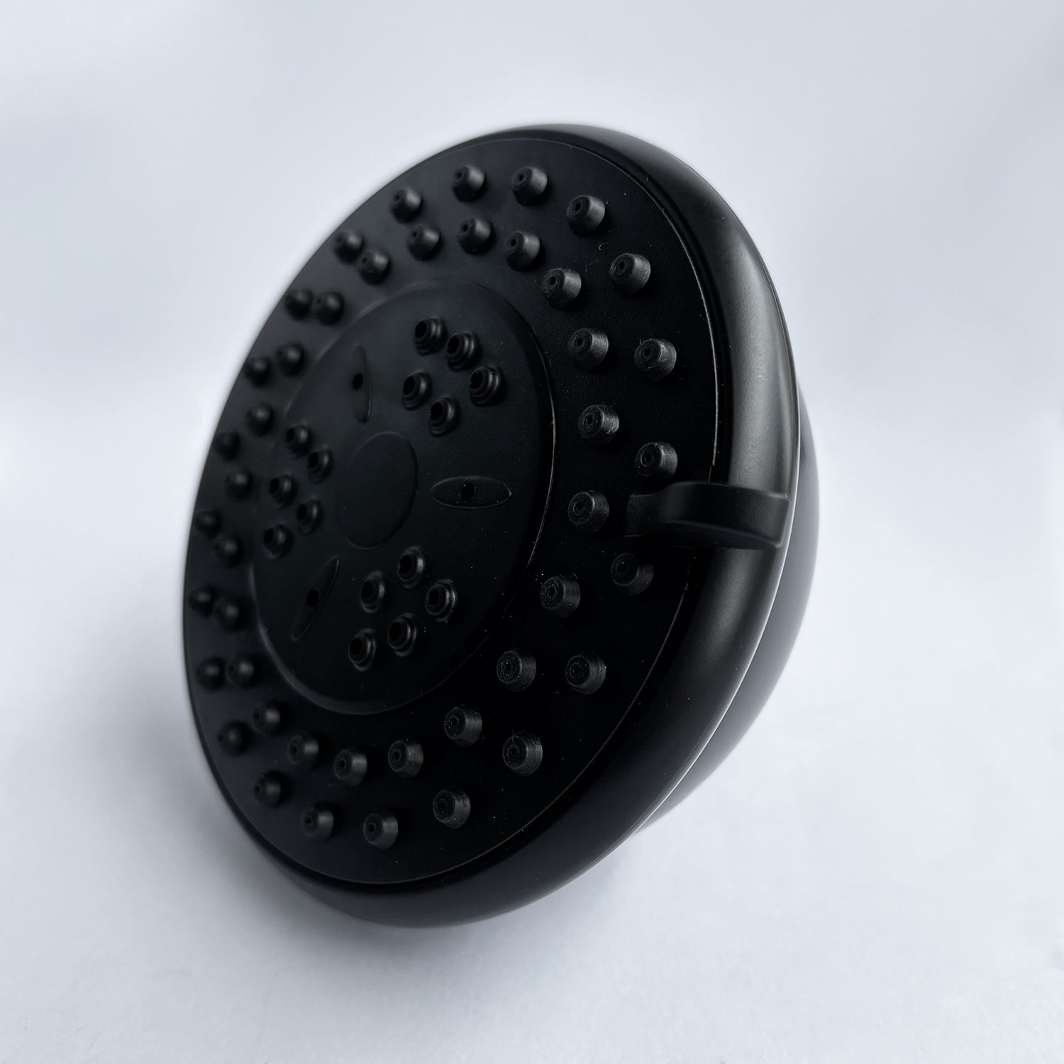 High Pressure Rain Shower Head With 3 Spray Modes, 4 matte black-abs