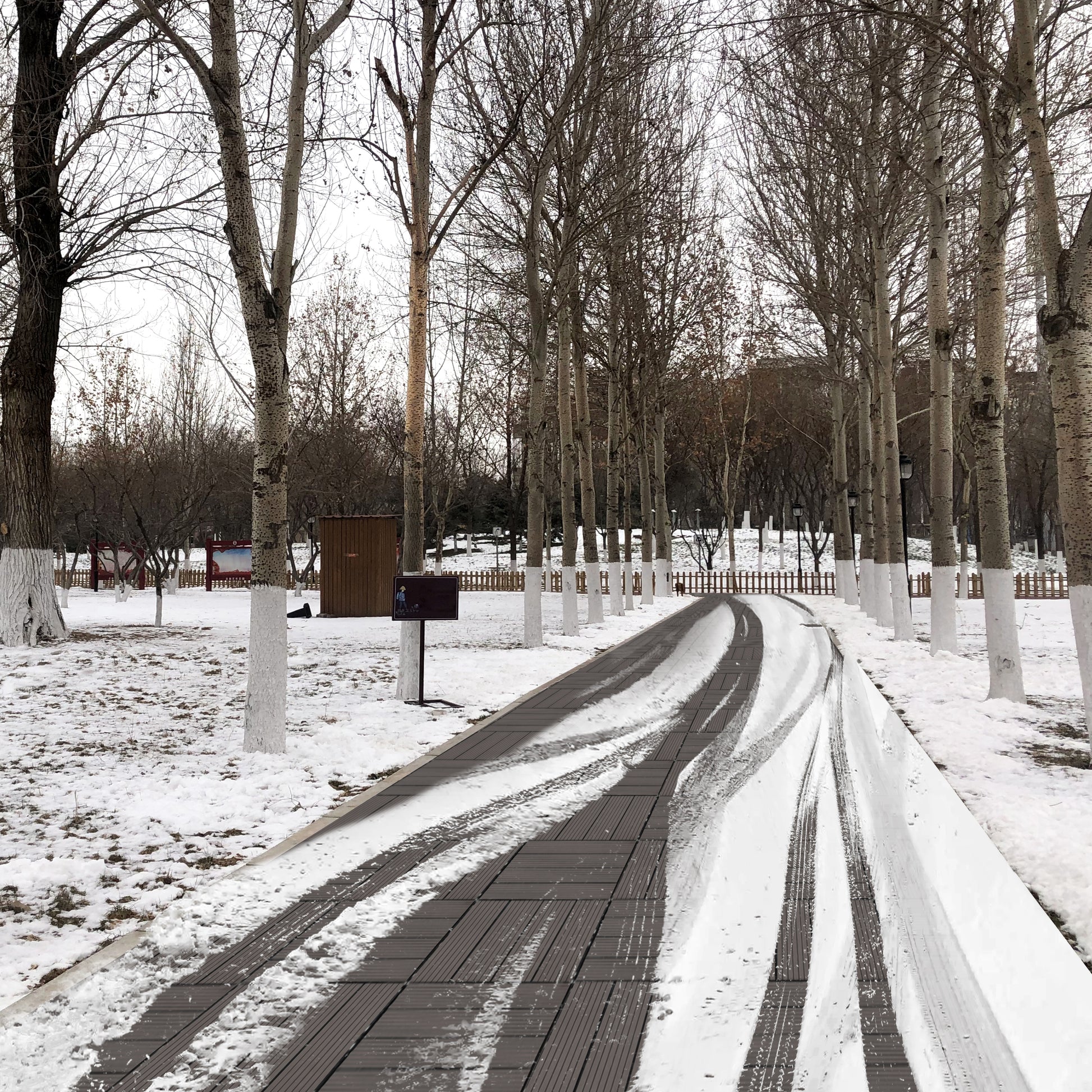 Wood Plastic Composite Deck Tiles Set Of 20, Sustainable Fsc Composite Decking Resist Rust, Water, Weather, Easy To Diy & Maintain, Ideal For Patios, Balconies, Rooftops, Light Gray Light Gray Wood Plastic