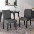 Dining Chair Charcoal Fabric