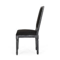 Dining Chair Black Fabric