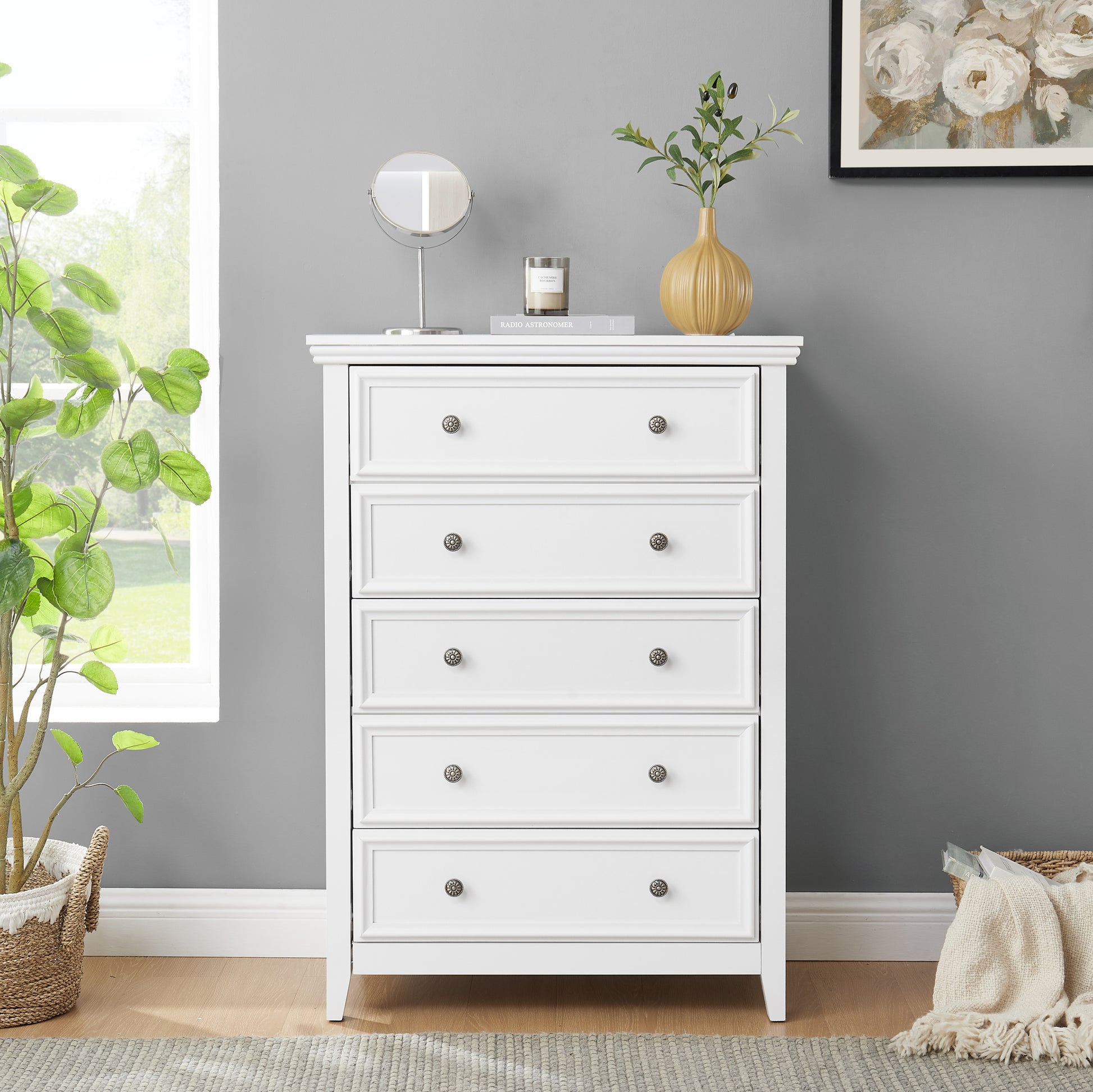 Modern 5 Drawers Dresser 5 Drawers Cabinet,Chest Of Drawers Closet Org Modern 5 Drawers Dresser 5 Drawers Cabinet,Chest Of Drawers Closet Org