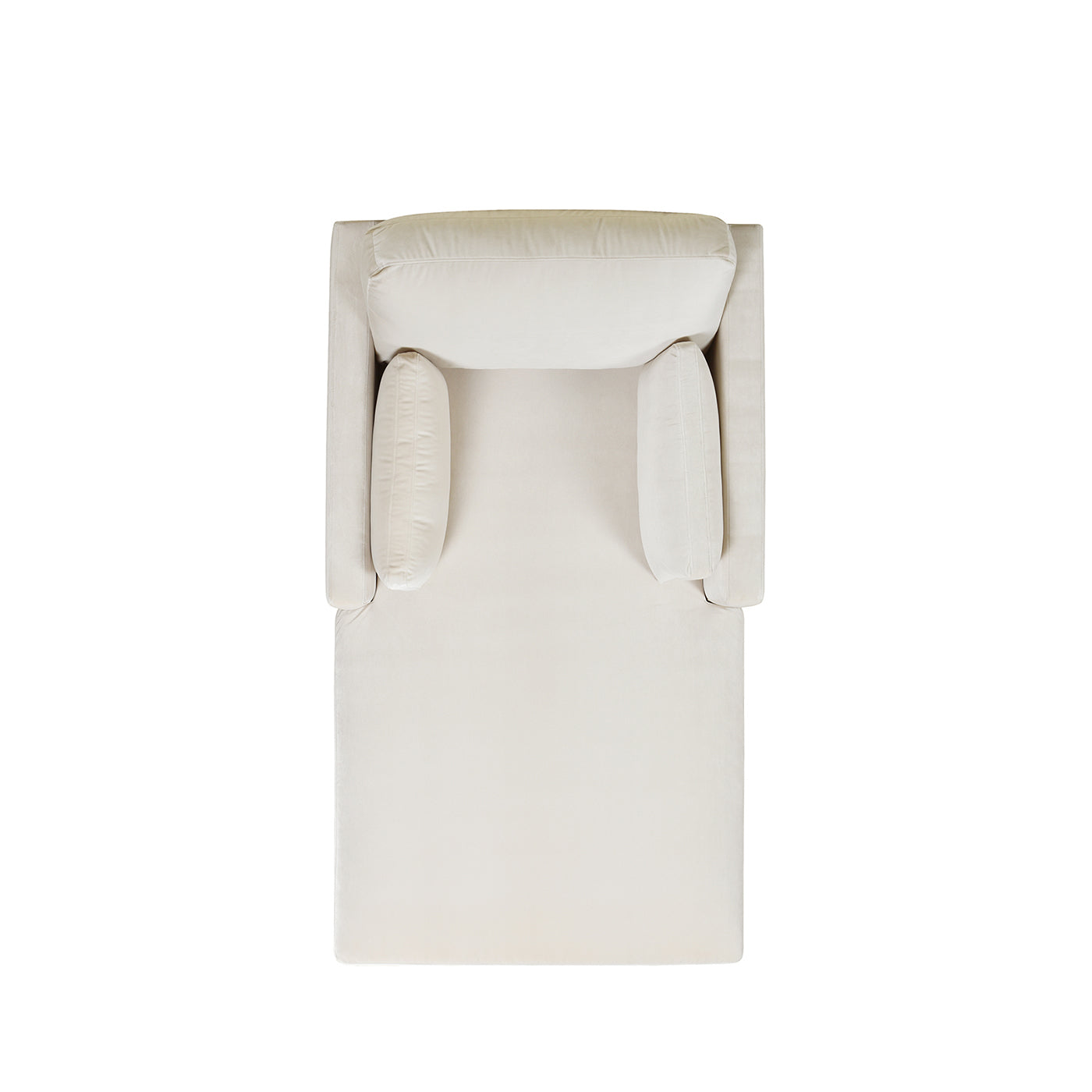 Knox 65" Modern Farmhouse Chaise Lounge Chair, French Beige Performance Velvet Beige Foam Velvet