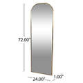 Length Mirror Antique Brass Mdf