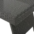 Salem Pe Wicker Snack Table Grey Rattan