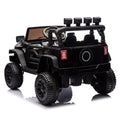 24V Kids Ride On Car W Parents Remote Control,400W Motor,Four Wheel Suspension,Adjustable Speed,Usb,Mp3,Music,Bluetooth,Large Display Screen,Power Display,Portable Handle,Safety Belt For Kids Aged 3 . Black 50 99 Lbs Polypropylene