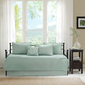6 Piece Reversible Daybed Cover Set Seafoam Daybed Seafoam Cotton
