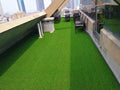 4Ftx10Ft Outdoor Artificial Grass Runner Rug, Thick Realistic Fake Grass Roll Decor Patio Balcony Garden Lawn, Dog Pets Turf Drain Mat, 1.38