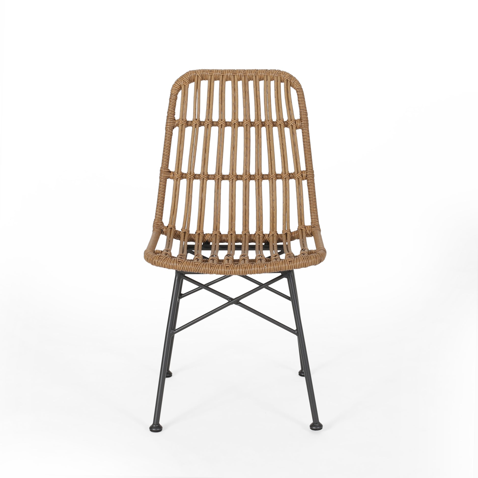 Sawtelle Chair Light Brown Rattan