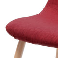 Dining Chair Red Fabric