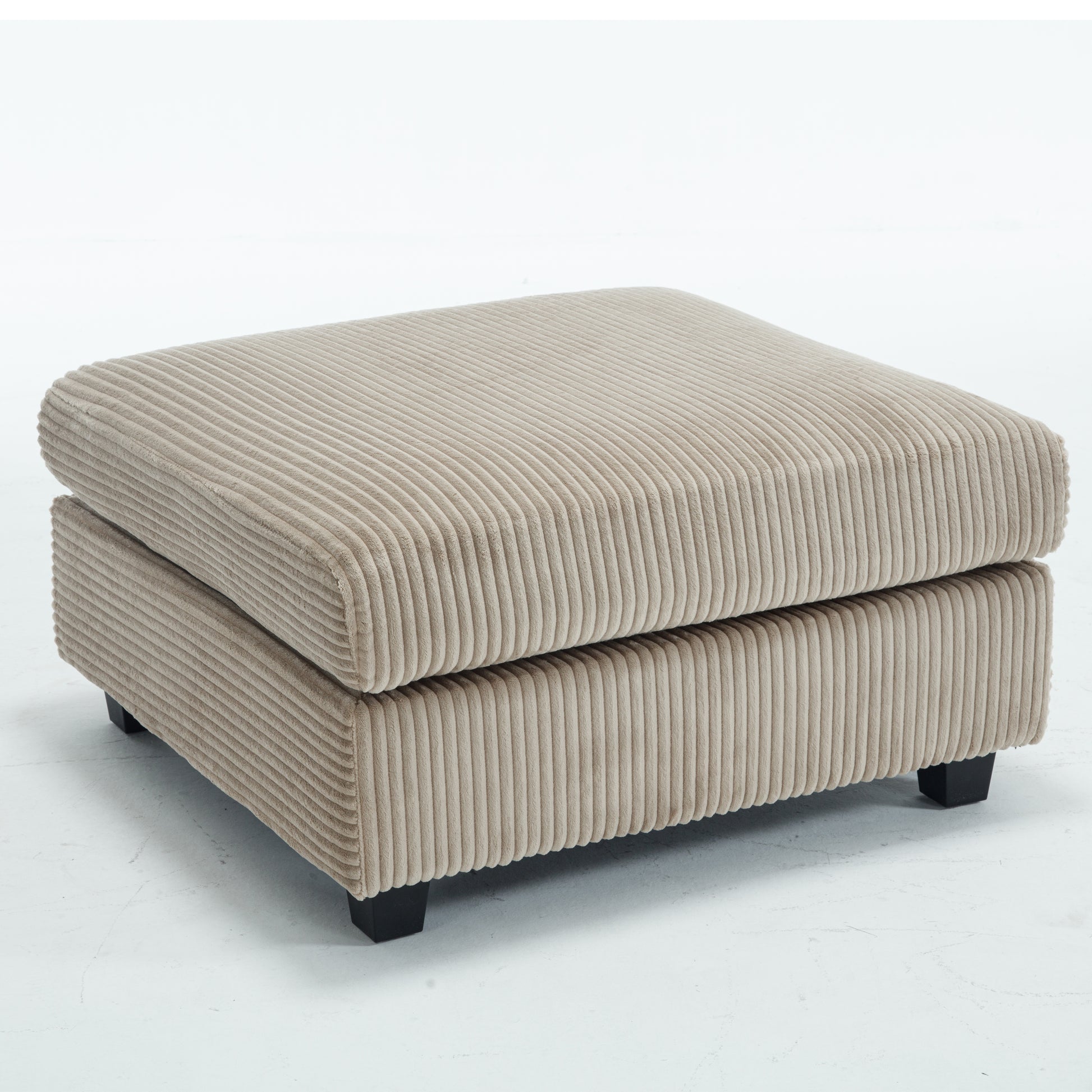 Arrival Oversized Modular Sectional Sofa Couches Set,Corduroy Upholstered Deep Seat Comfy Sofa For Living Room ,6 Seat ,Brown Brown Fabric 6 Seat