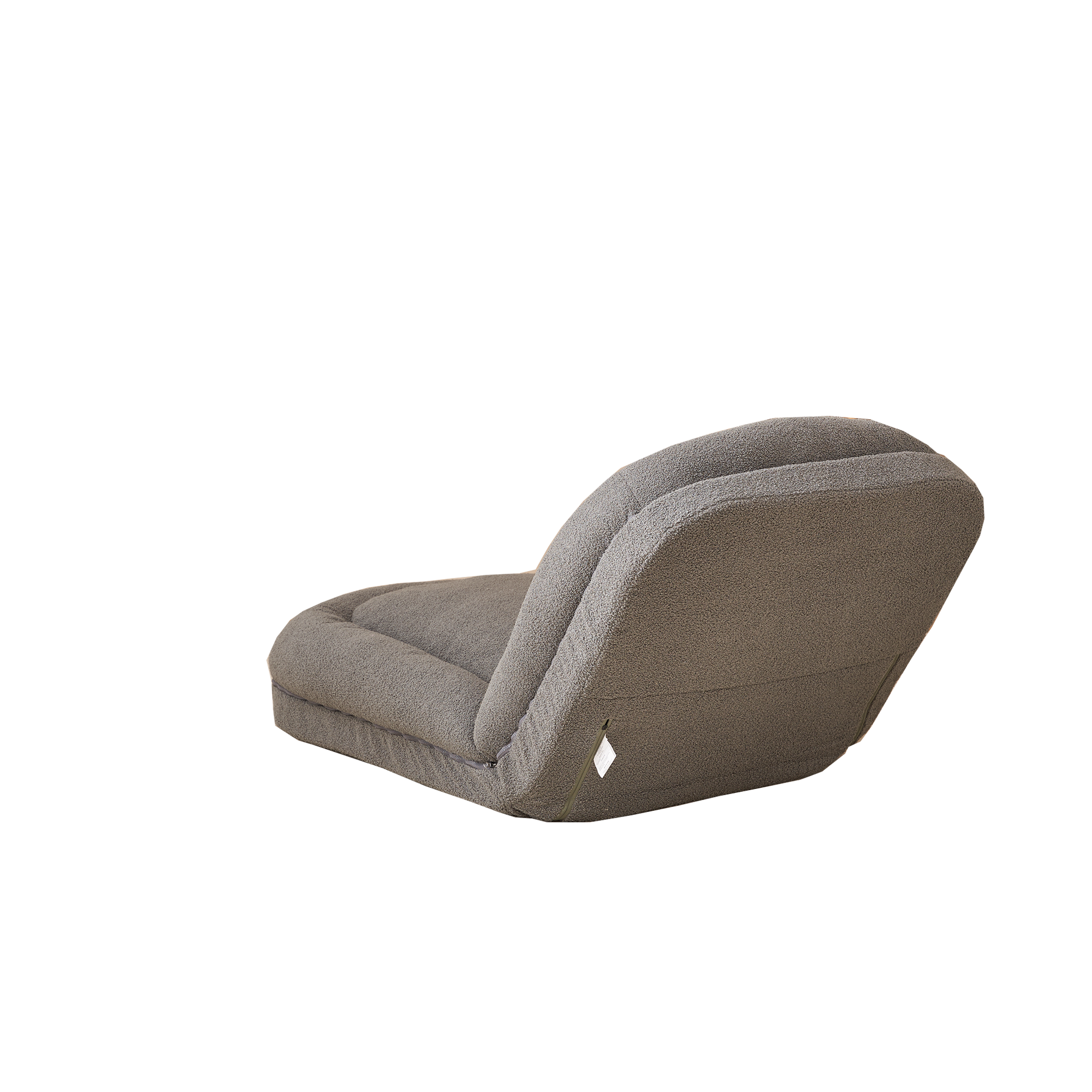 Triple Fold Down Sofa Bed,Gy Grey Metal Cotton Metal