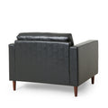 Club Chair Black Pu