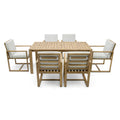 Patio Dining Set Outdoor Dining Table and Chair Set yes-light teak-weather resistant frame-water