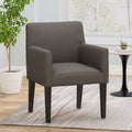Arm Chair Dark Grey Fabric
