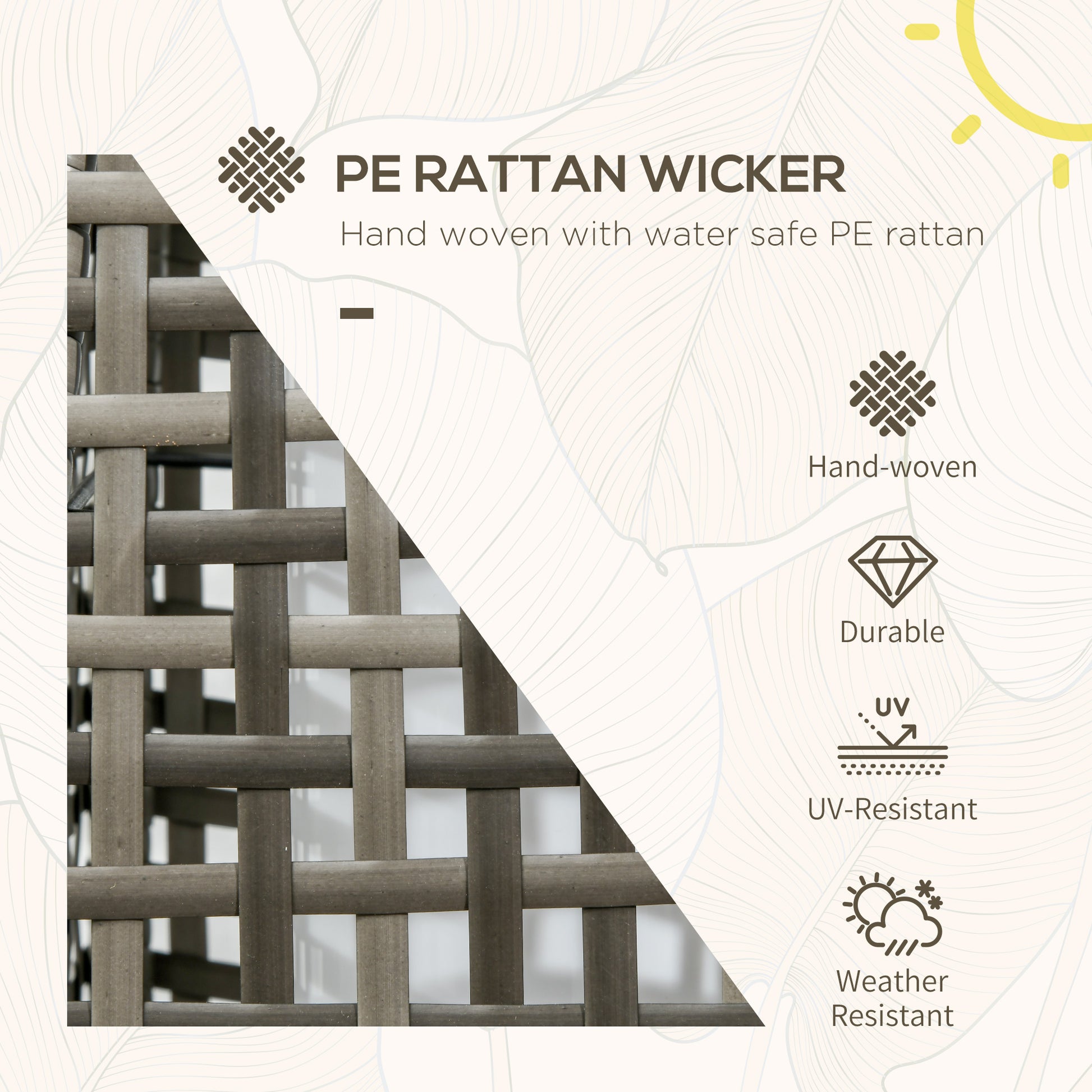 Outsunny Solar Floor Lamp, Outdoor Garden Lantern Pathway Light & Decorative Driveway Lighting With Auto On Off Led Lights For Porch, Yard, Lawn, Courtyard, Deck, Gray Grey Steel