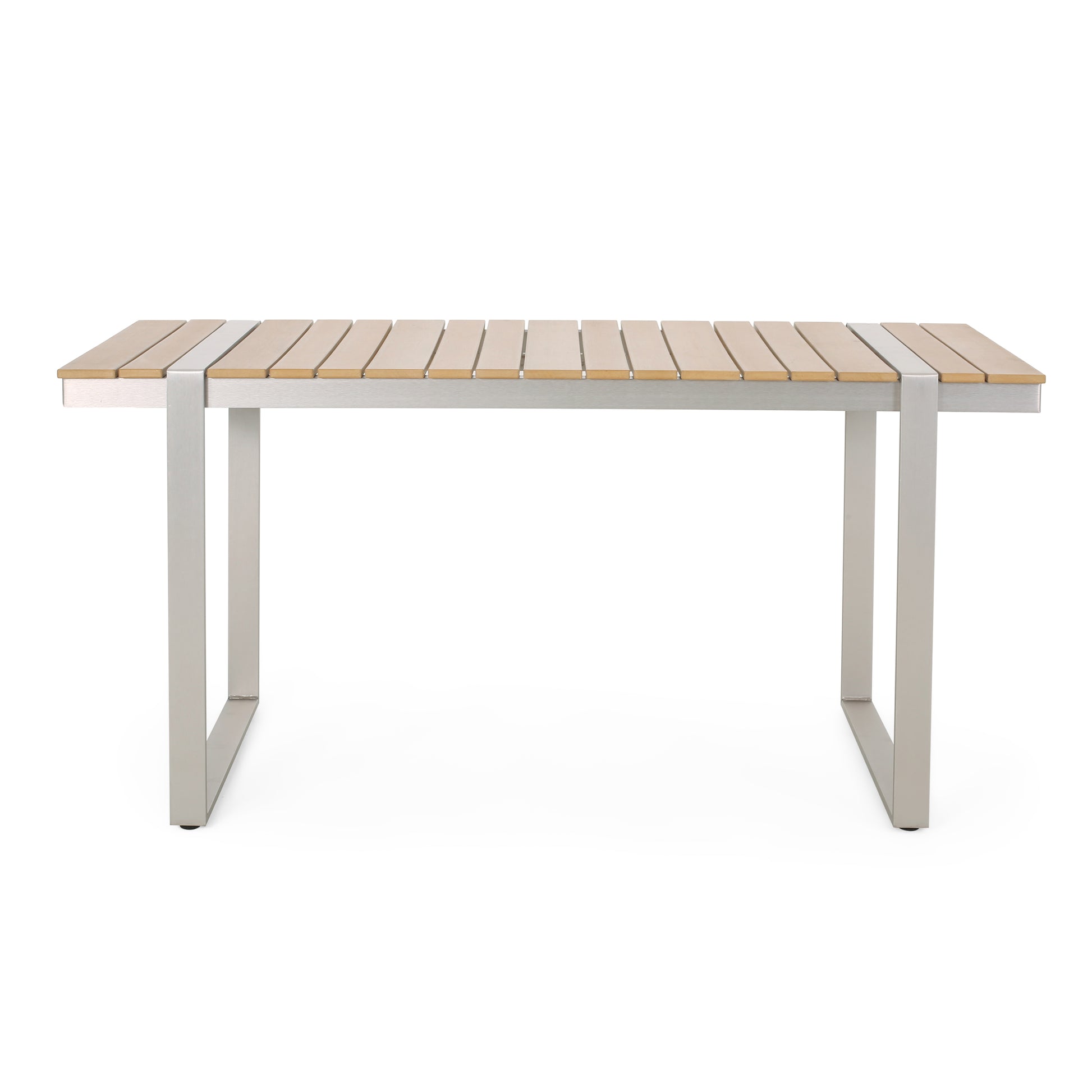 Dining Table, Silver Natural Natural Wood